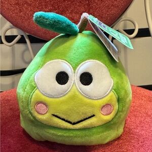 Sanrio Keroppi Reversible Plushie by Sanrio Hello Kitty and Friends Teeturtle